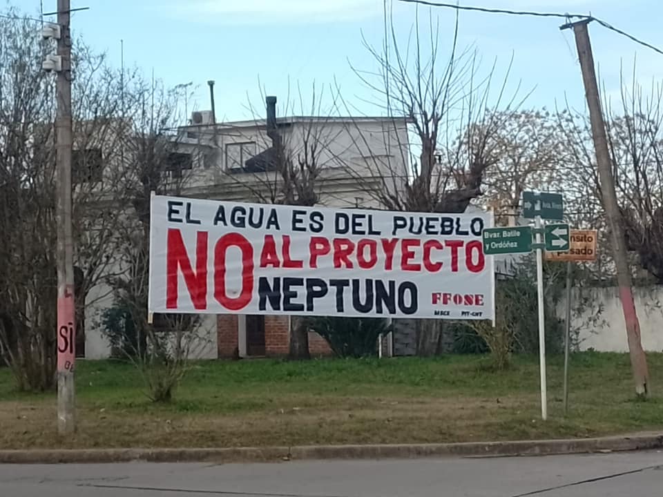 FFOSE amenaza con ocupar la planta de Aguas Corrientes si se realiza el Proyecto Neptuno – San José Ahora